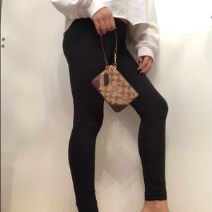 BROWN COACH CLUTCH PURSE